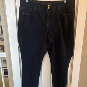Lane Bryant Tighter Tummy Technology Jeans Sz 22 Short